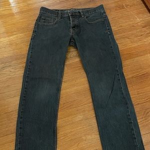 Aeropostale Men’s Slim Straight Dark Wash Jeans 32/34